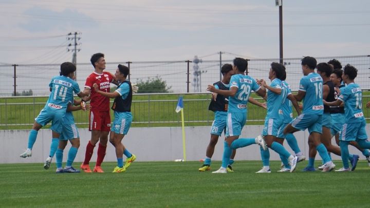 筑波大がPK戦の末に神奈川大を撃破し、総理大臣杯準々決勝へ進出！J3大宮アルディージャ内定のDF福井啓太主将「どこかみんな楽しんでるような感じがありました」