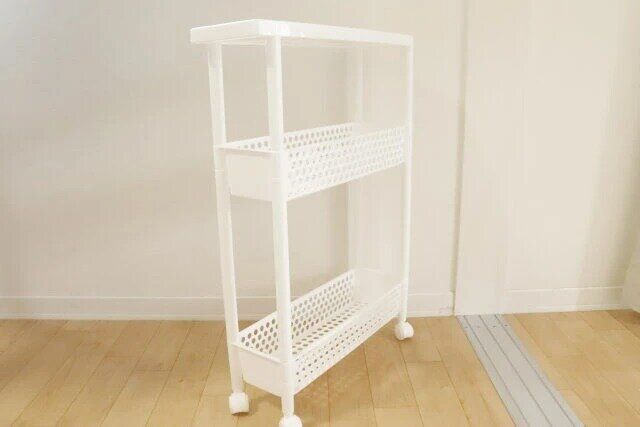 ダイソー 組み立て式ラック（3段、スリムタイプ） 完成品