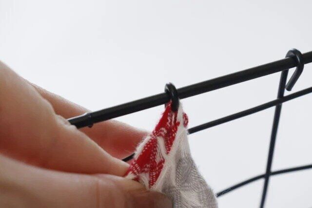 ダイソー ワイヤークラフトバスケット 注意点 布