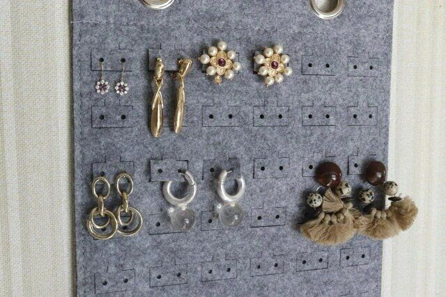 ダイソー アクセサリー収納 使用例 ピアス