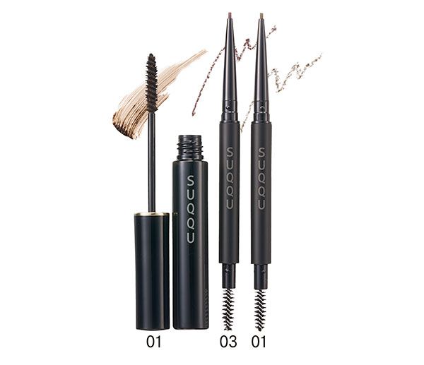 【左】セッティング アイブロウ ジェル 【右】スムース アイブロウ ペンシル