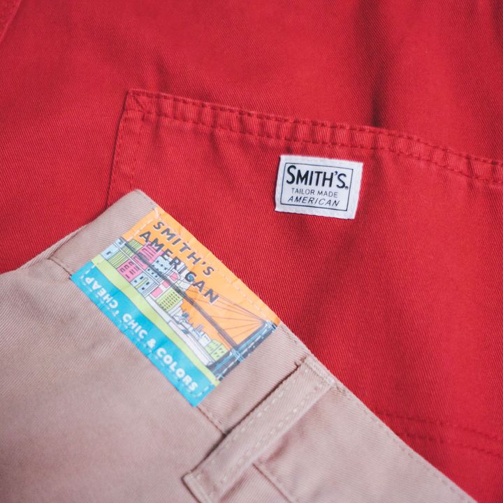 白シャツもとろみブラウスも似合いそうな、きれい色ペインターパンツ【マイスタンダードブック】