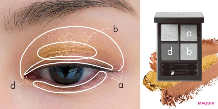 THREEの最新アイパレットを“着回し”。ヌーディーEYEから囲み目まで、こんなに使える！_7