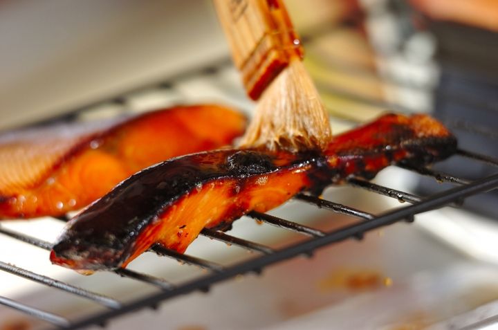 鮭のグリル ケイパーソースの作り方1