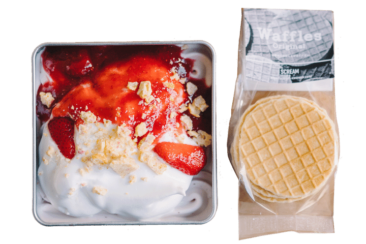 クラフトアイスブランド〈SCREAM〉の缶入りアイス「メルト」