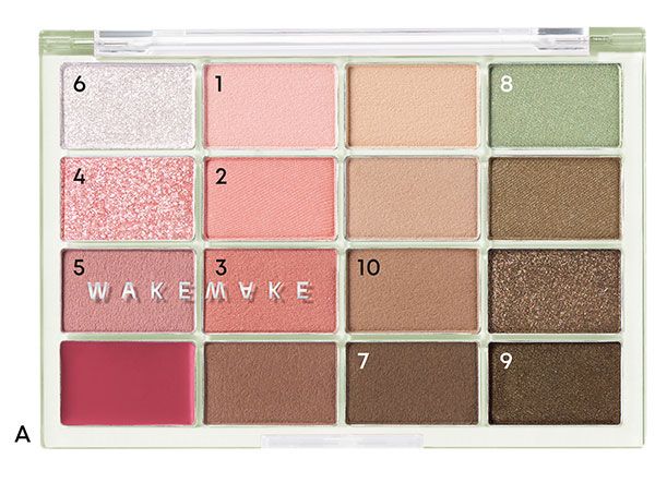 【A】ウェイクメイク ソフトブラーリングアイパレット