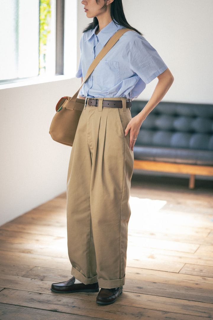 秋のはじまりにおすすめの“チノパン”コーデ5選。Tシャツやシャツ合わせでトラッド風に。【FUDGE FRIEND おしゃれさんの毎日コーディネート】