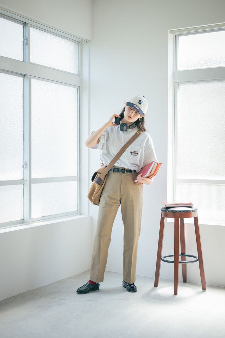 秋のはじまりにおすすめの“チノパン”コーデ5選。Tシャツやシャツ合わせでトラッド風に。【FUDGE FRIEND おしゃれさんの毎日コーディネート】