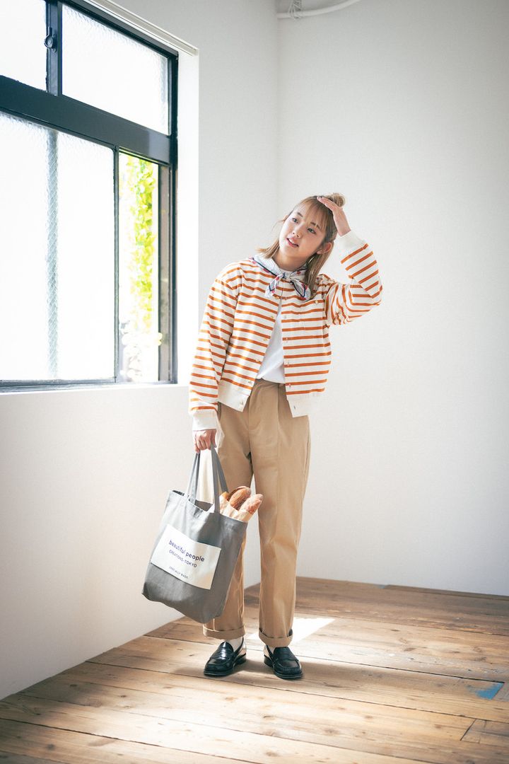 秋のはじまりにおすすめの“チノパン”コーデ5選。Tシャツやシャツ合わせでトラッド風に。【FUDGE FRIEND おしゃれさんの毎日コーディネート】