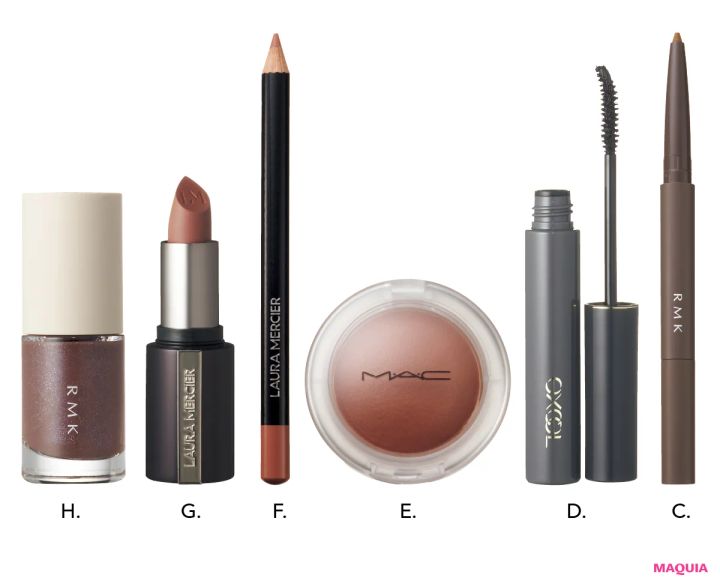 泉 里香さん×最旬アーティストが提案！ 秋のアイメイク、コーラル＆ゴールドはどう使う？_7