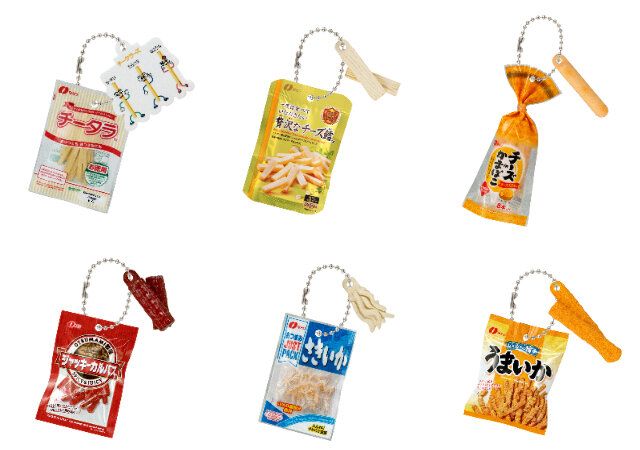 なとり おつまみミニチュアチャーム 6種類