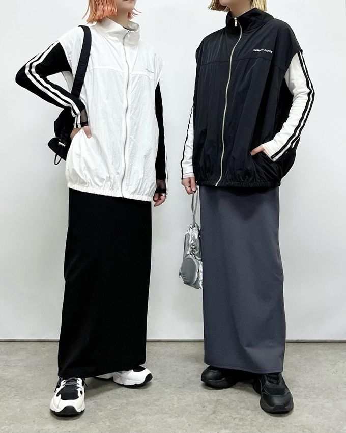 しまむら「スタンドネックベスト」