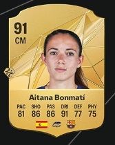 サッカーゲーム「FC 25」の最強女子選手はアイタナ・ボンマティ！その能力値はこうなった