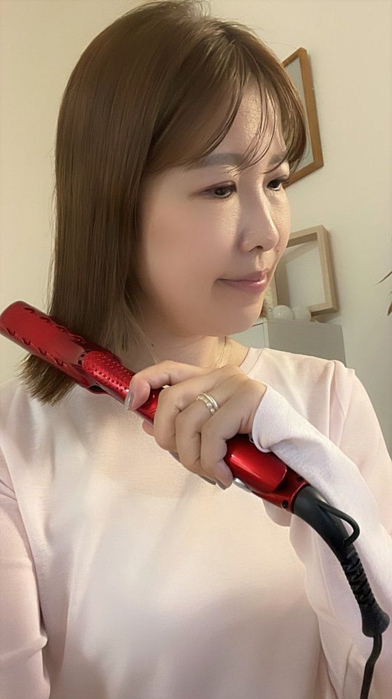 かがやき隊の兼原梢さんが購入したヘアアイロン「ラディアント シルクプロ」