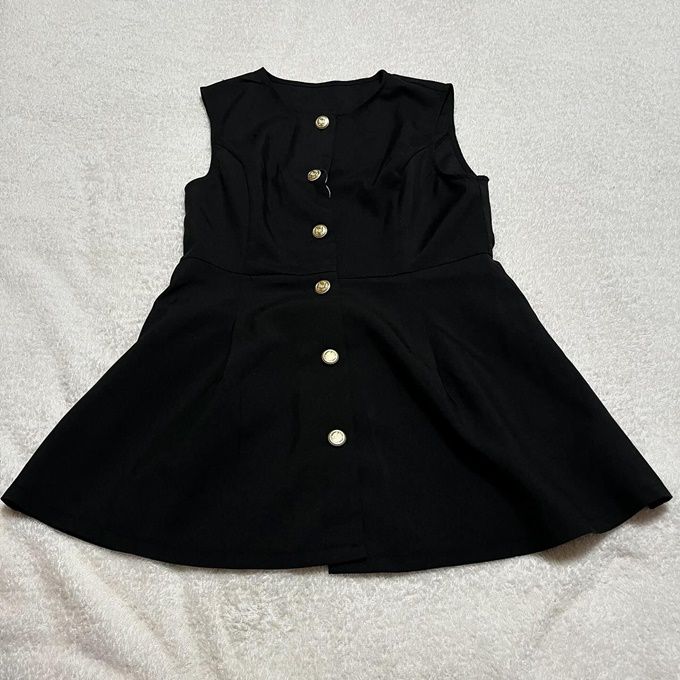 しまむら「麻風ペプラムジレ」