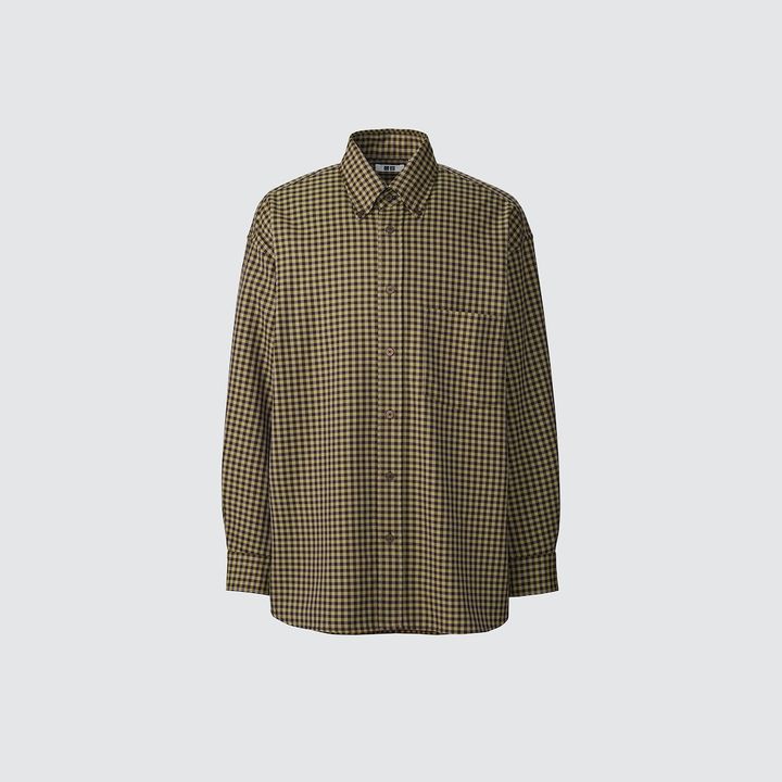 ツイルオーバーサイズシャツ長袖 ¥3,990