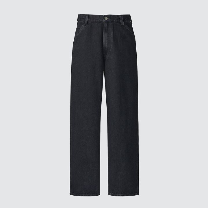 ワイドフィットカラージーンズ ¥3,990