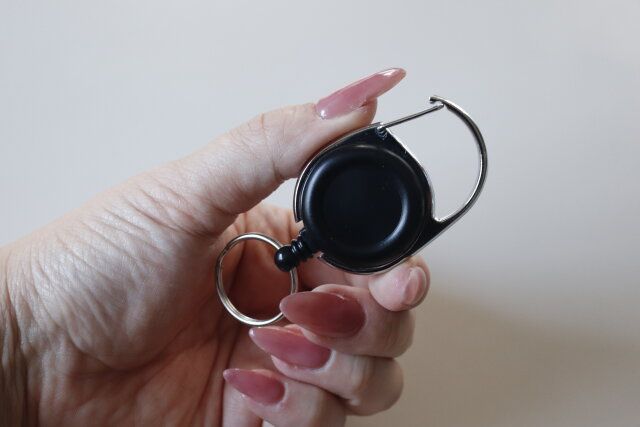 ダイソー リールキーホルダー（クリップ付）