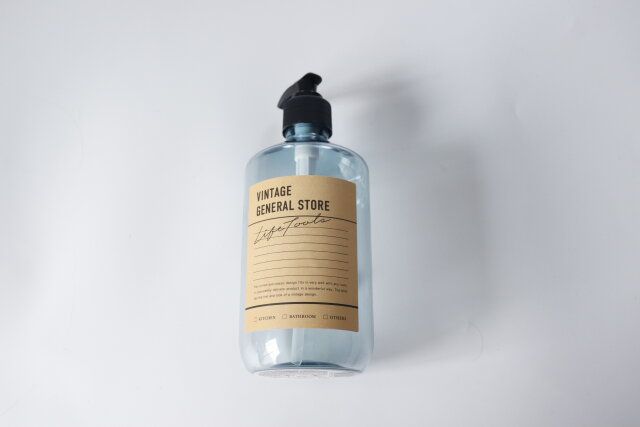 セリア ポンプボトル ヴィンテージ 520ml