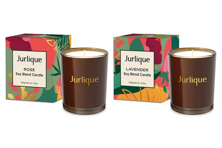 ジュリーク ソイキャンドル（ローズ）（ラベンダー）