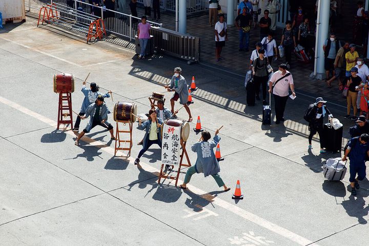 小笠原諸島の二見港