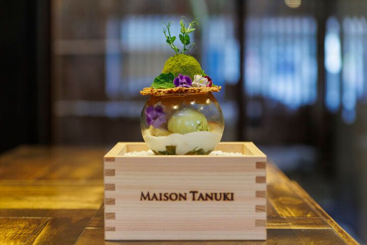 サロンスタイルの京町家カフェ「MAISON TANUKI」で、アフタヌーンティーや夜パフェを♪ 