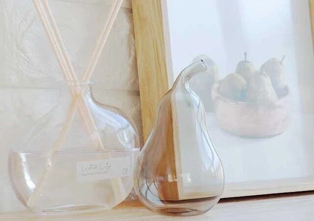 スリーコインズのガラスオブジェのレイアウト例