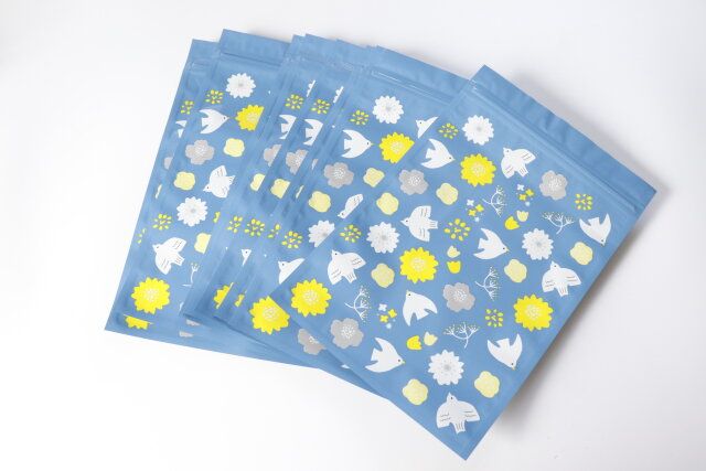 セリア サニタリーバッグ 20×15cm 9枚 北欧柄