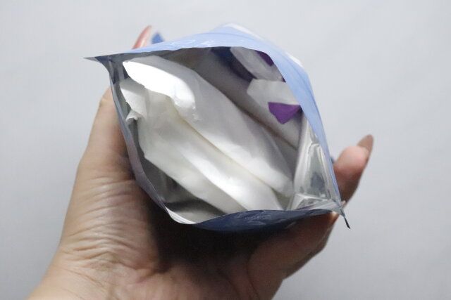 セリア サニタリーバッグ 20×15cm 9枚 北欧柄 使用例