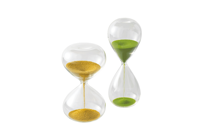 今日のギフト：〈廣田硝子〉の砂時計