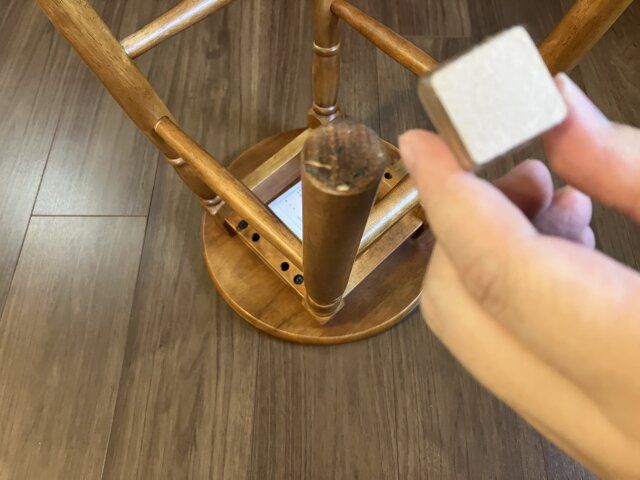 セリア TPEイス脚カバー 使用例