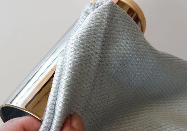 ダイソー おそうじクロス（窓ガラス・鏡、2枚） 使用例