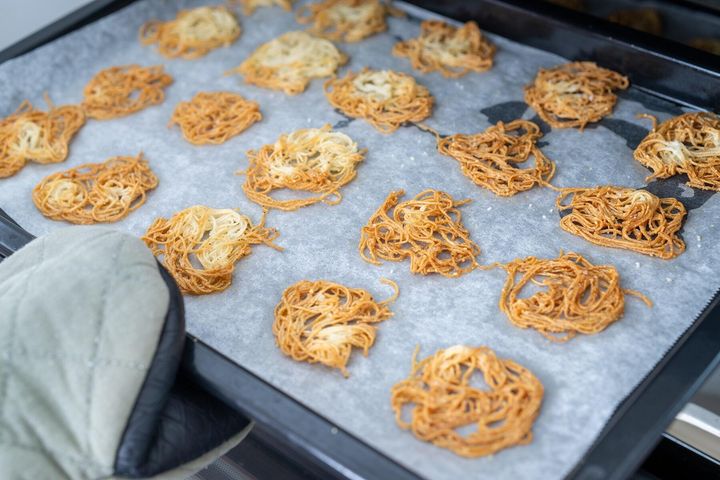 オーブンで焼く