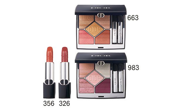 【左】ルージュ ディオール 【右】ディオールショウ サンク クルール