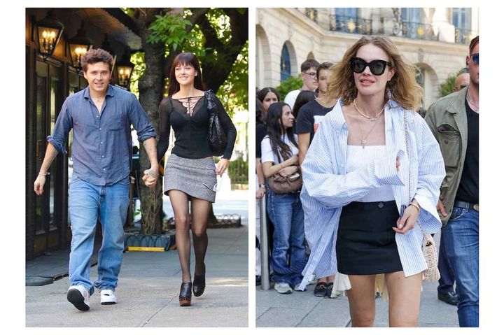 画像: ①シンプルシルエットなミニスカート