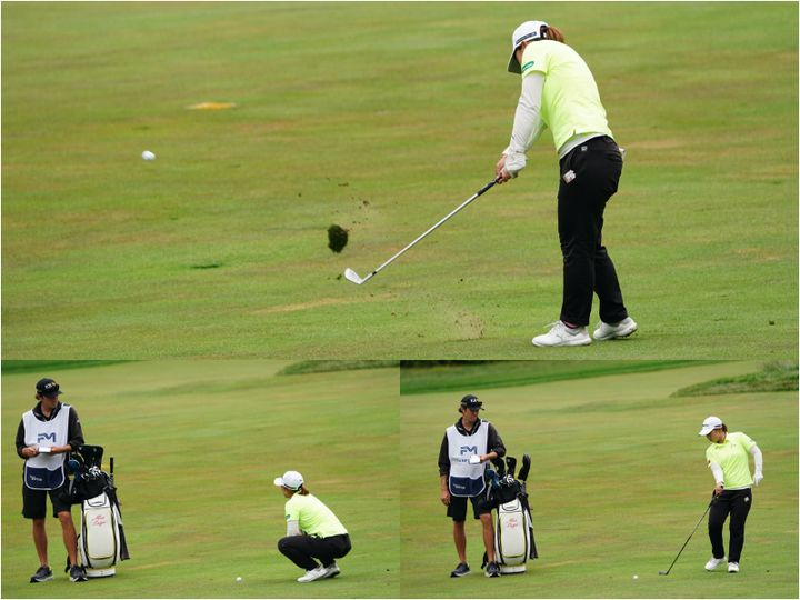 女子プロを襲った“まさかの悲劇”！ボールはフェアウェイにあるのに困り顔…なぜ？