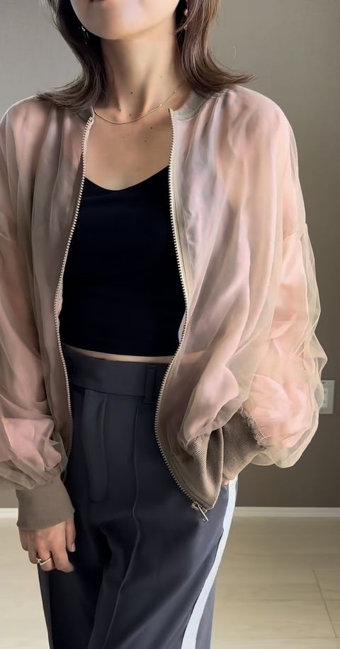 しまむらのシアーチュールブルゾン1