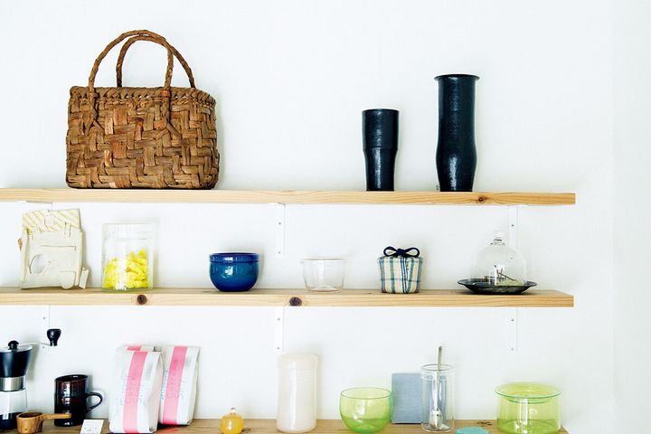 京都〈木と根〉店内