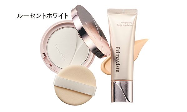 【左】シルキーラスティング プレスト 【右】ステイグロウ リキッド