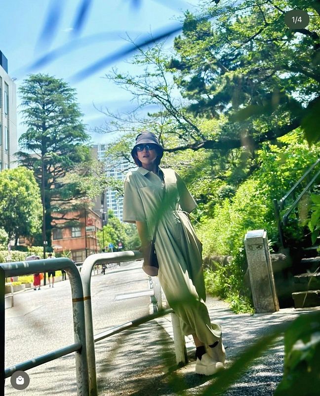 落語家 三遊亭あら馬さんのサロペットコーデ