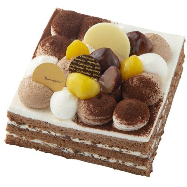 シャトレーゼ 【期間限定】ショコラマロンキューブデコレーション