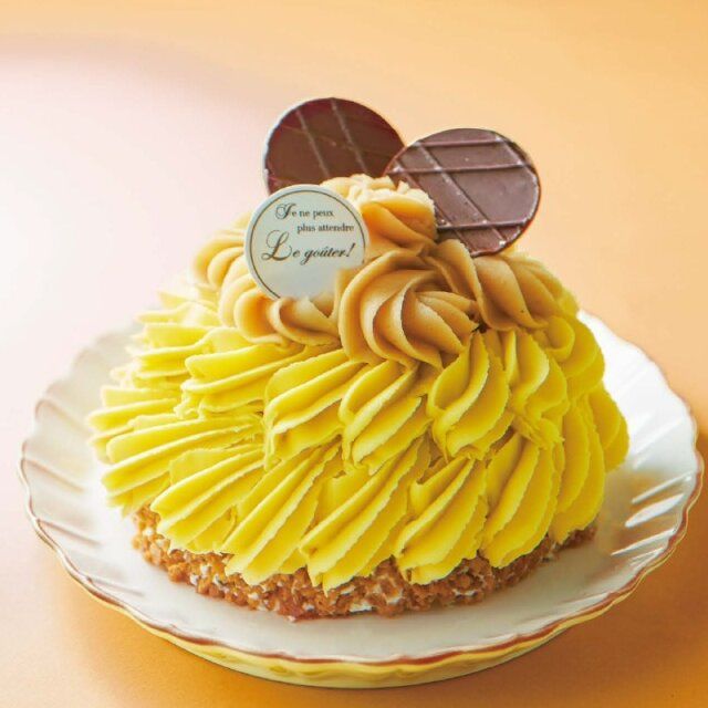 ダイソー 敬老の日 2つの味が楽しめる 栗とお芋のデコレーション 12cm