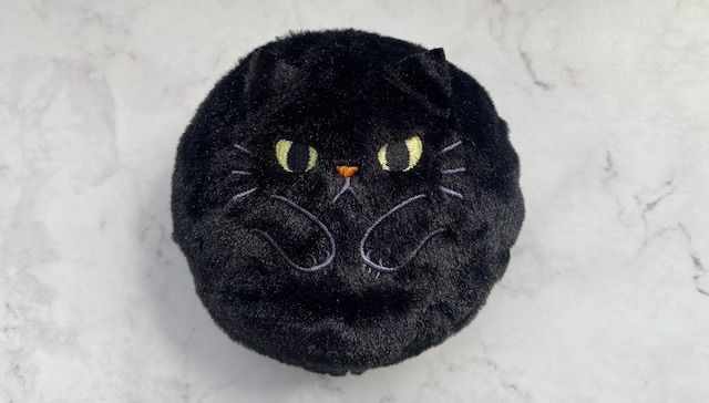 カルディ ハロウィン お菓子 ネコ 猫ポーチ 黒猫 表面