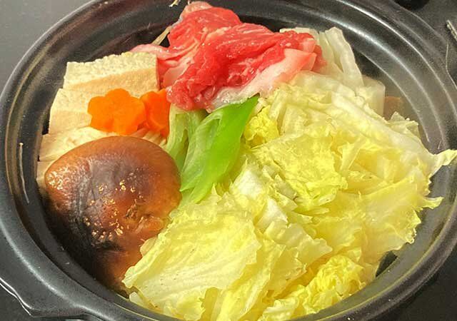 ダイソー 土鍋（19cm、ブラック） 鍋料理