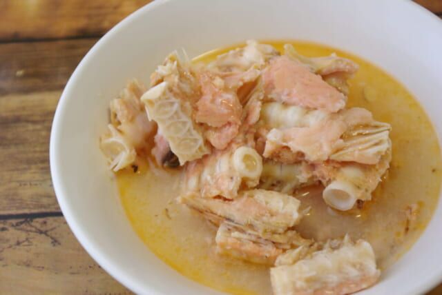 3COINS SOBANI 保存食 キングサーモン中骨水煮