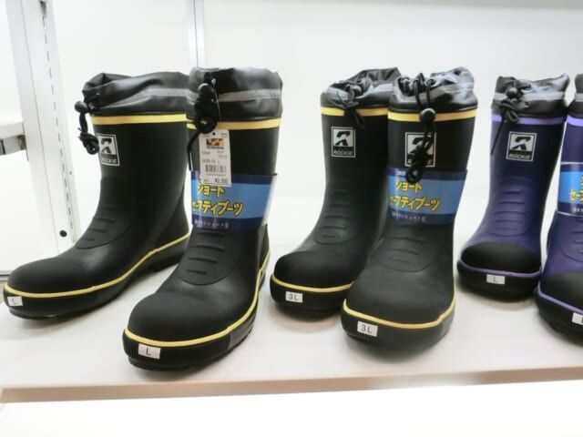 ワークマン 防災アイテム ショートセーフティブーツ