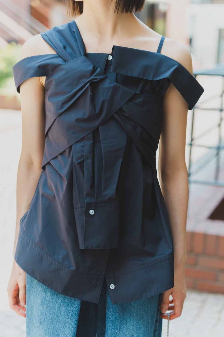 【愛用デニムSNAP】だぼっと感が可愛い《JOHN LAWRENCE SULLIVAN》のワイドデニム。あえてレディに着こなし！