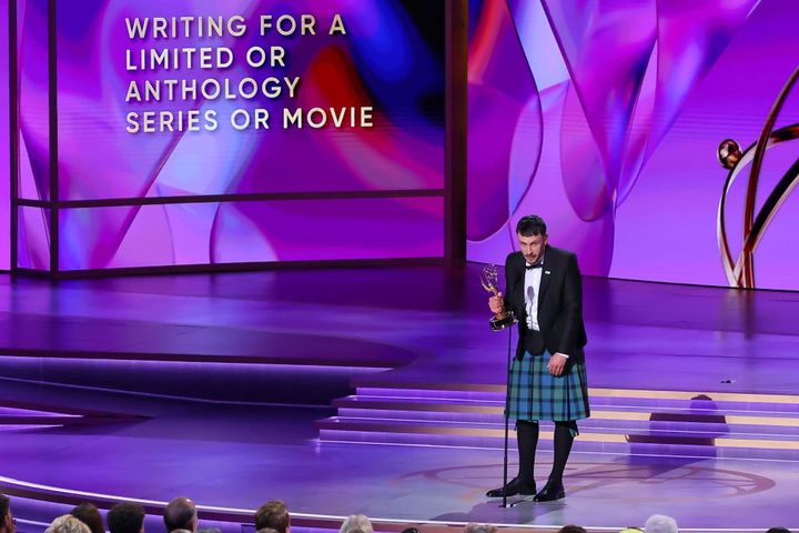 結果的に3度登壇することになったリチャード・ガッド。 Photo_ Leon Bennett/Getty Images