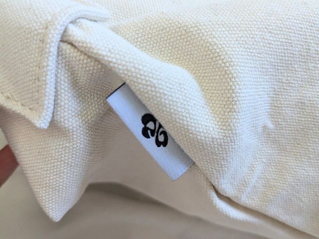 キャンバス風ビッグショルダーバッグタグ