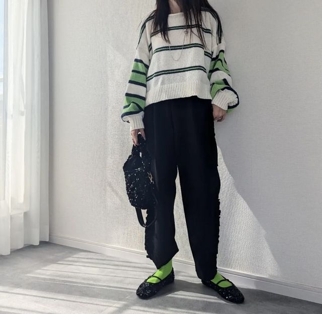 しまむらのフリルパンツ1